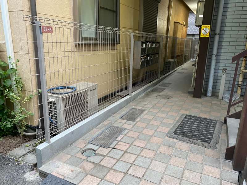松庵ブロック撤去・フェンス工事 施工後